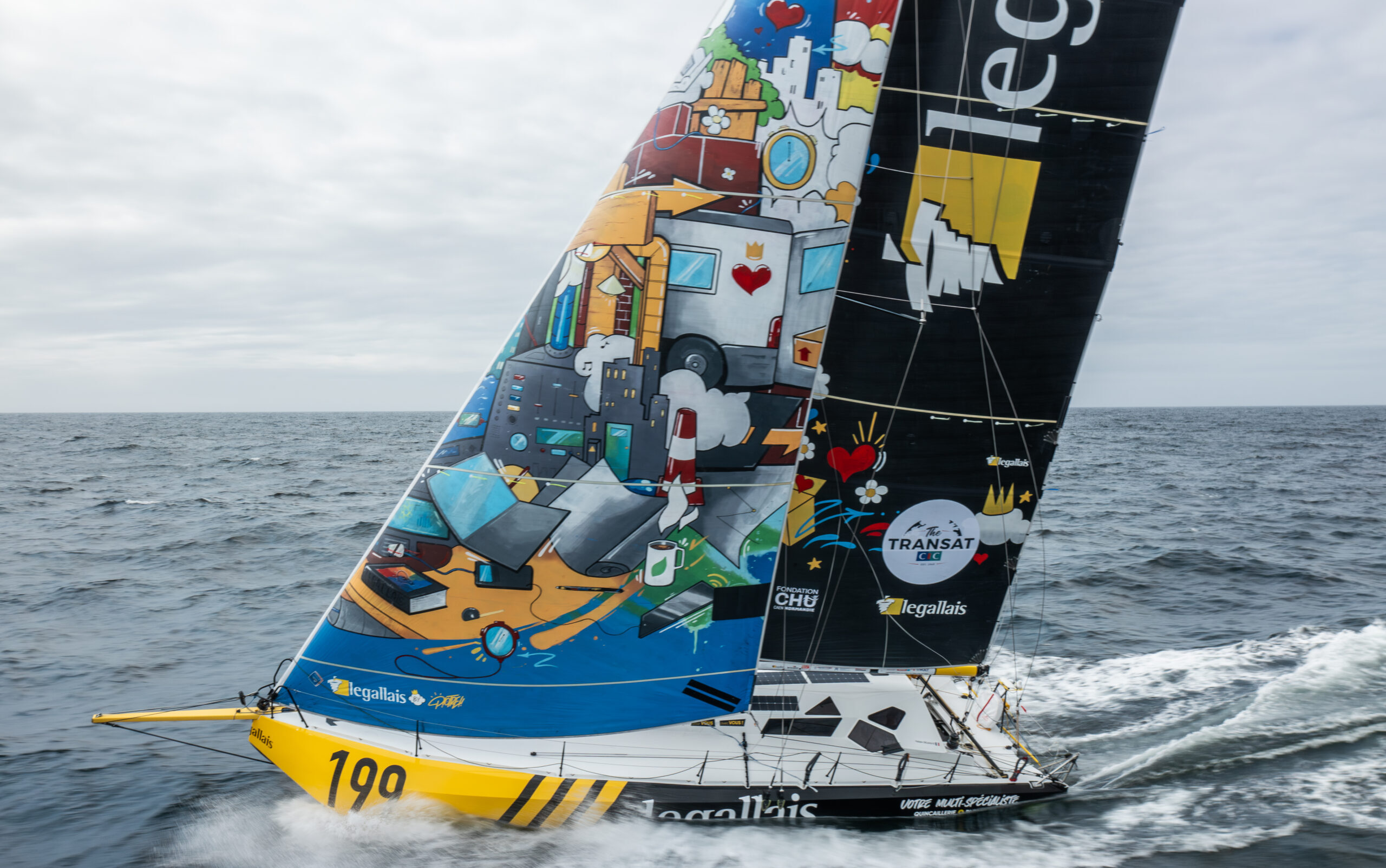 Transat Québec SaintMalo top départ de la 2e course de la saison Legallais